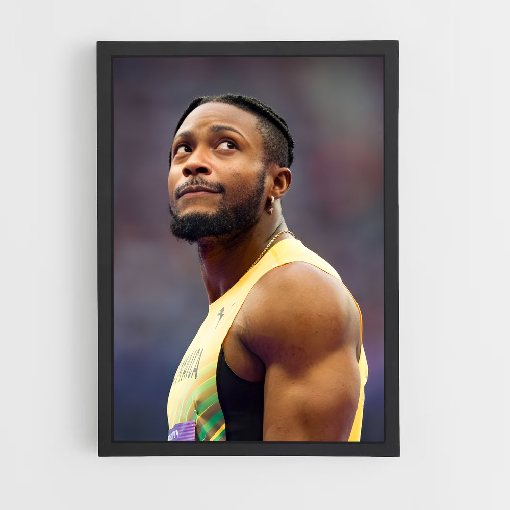 Poster Vibes de Lyles – affiche Athlétisme (vue 2)
